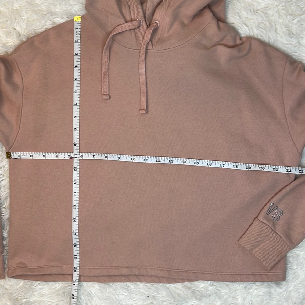 Victoria Sport, light mauve hoodie Size Small / Petite